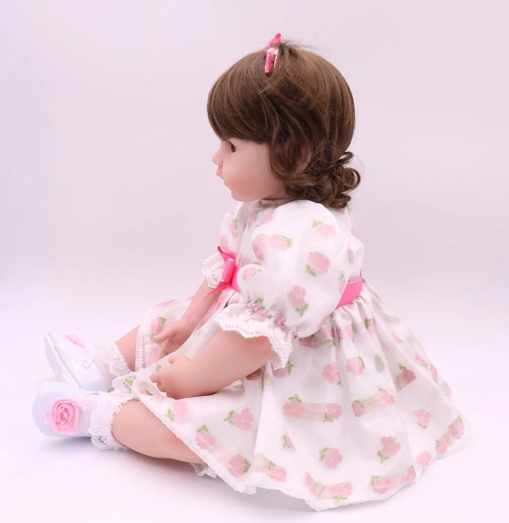DOLLMAI 60 см/24 дюйма Мягкие силиконовые куклы Reborn ручная работа реалистичные bebes reborn