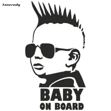 rylybons car stickers Baby On Board 3D Car Stickers Motorcycle decals 8.3*15cm Car stickers and decals Car Styling 0383