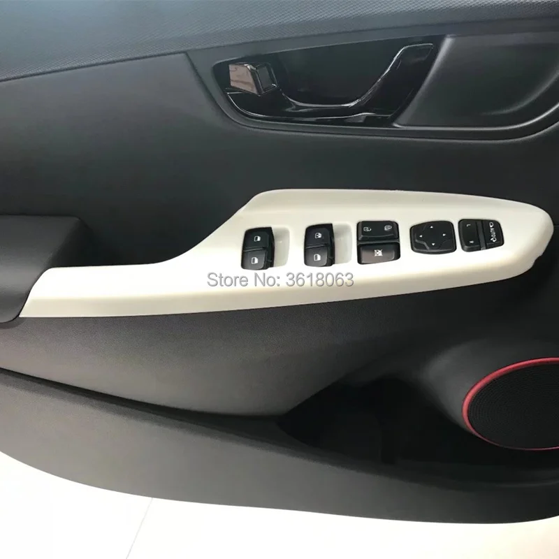 Крышка переключателя стекла для Hyundai Kona Kauai Encino 2018 внутренняя дверь окно