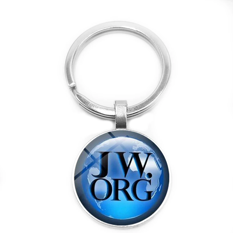 Новинка 2019 модный JW. ORG брелок Яркий Кабошон стеклянный мужские и женские друзья