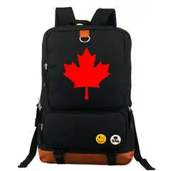 Флаг Канады Maple Рюкзаки детей Bagpack подростками унисекс мультфильм сумка Студенты Рюкзак Дети Путешествия Школьные ранцы