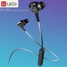 UIISII BT-260, беспроводные наушники CSR8645 4,1, Bluetooth, IPX4, водонепроницаемые, портативные, HIFI, бас, стерео, спортивные, с микрофоном, гарнитура