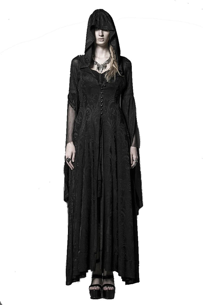 gothic hooded dress