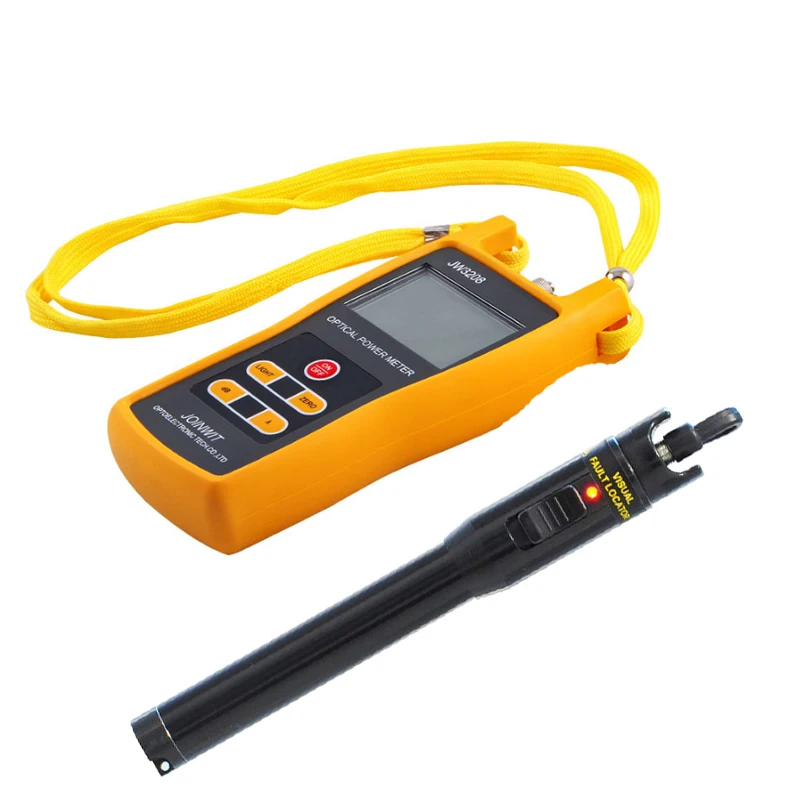 

JW3208+J3105A Handheld Optical Power Meter JW3208 with JW3105A Pen-type Visual Fault Locator (VFL) couple set