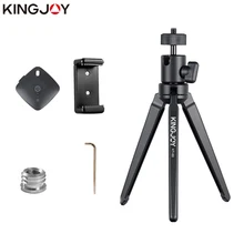 KINGJOY Officia KT-30/50 мини-штатив Камара для телефона Алюминий стоят все модели видео держатель Stativ мобильный Гибкий цифровой DSLR