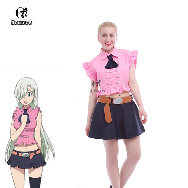 Rolecos The Seven Deadly Sins Cosplay Costume Elizabeth Liones