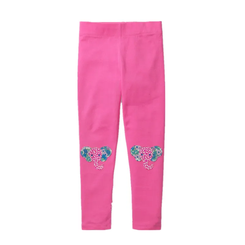 

Jumping meters Baby Girls Legging Pants New Child Clothes Cotton Animal Applique Unicorn Kids Skinny Trousers Pant for Girl