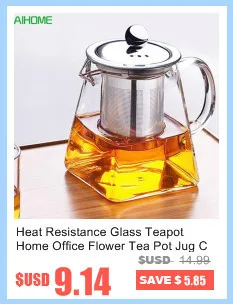 1000ml/1800ml Large Capacity Drinkware Glass Teapot Flower Tea Pot Kettle With Bamboo Lid Water Tea Pot High Quality