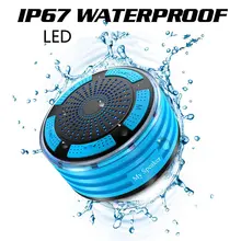 Colorfu Portable suction cup Bluetooth speaker wireless speaker sound system stereo music surround waterproof outdoor speaker unique design wireless bluetooth levitating speaker 360 degrees surround sound led light floating speaker for smartphones