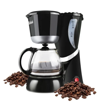 Home full automatic tea coffee dual use cafe American drip coffee maker with coffee tea pot mini fast boiling coffee machine