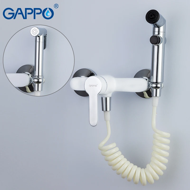 GAPPO white shower faucet Bidet Faucet handheld shower spray bathroom