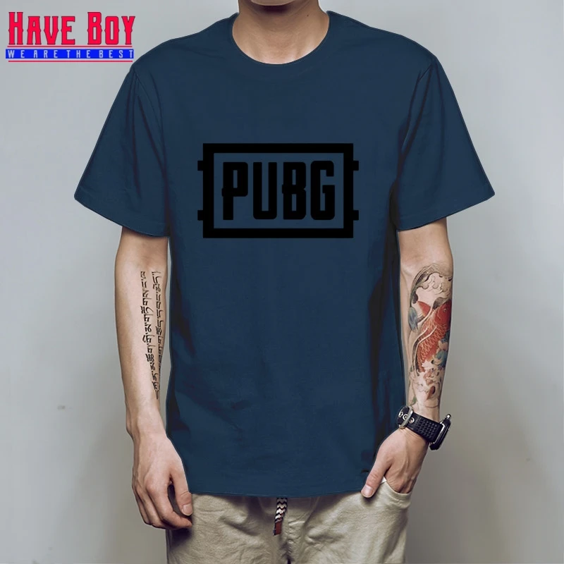 PUBG/игрок UNKNOWN'S BATTLEGROUNDS футболка подарок для фанатов игры мальчик друг подарок короткий рукав PUBG футболка S Горячая игра концепция HB166
