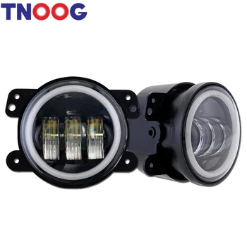 

Pair 4 Inch 30w Led Fog Lights Projector Driving Light DRL for 07-16 Jeep Wrangler JK Led Offroad Fog Lamp Front Bumper Lights