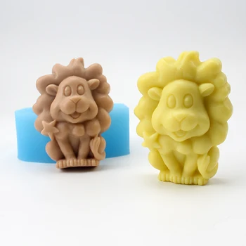 

Lion Shape Silicone Soap Mold for Natural Handmade 12 Constellations Themes Craft Resin Mould