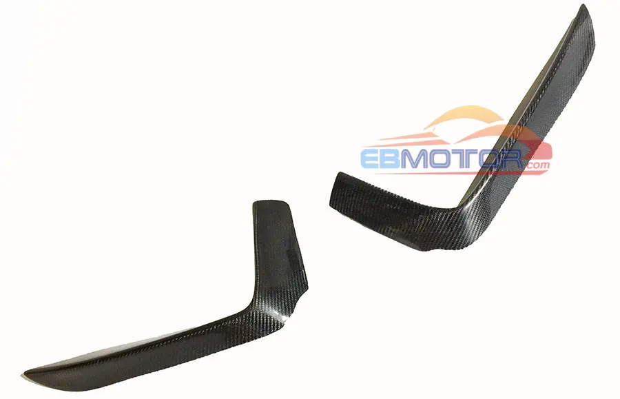 P Стиль Реальные углеродного волокна передний верхний сплиттер 1 пара для BMW F32 M Tech Бампер 2014UP B399