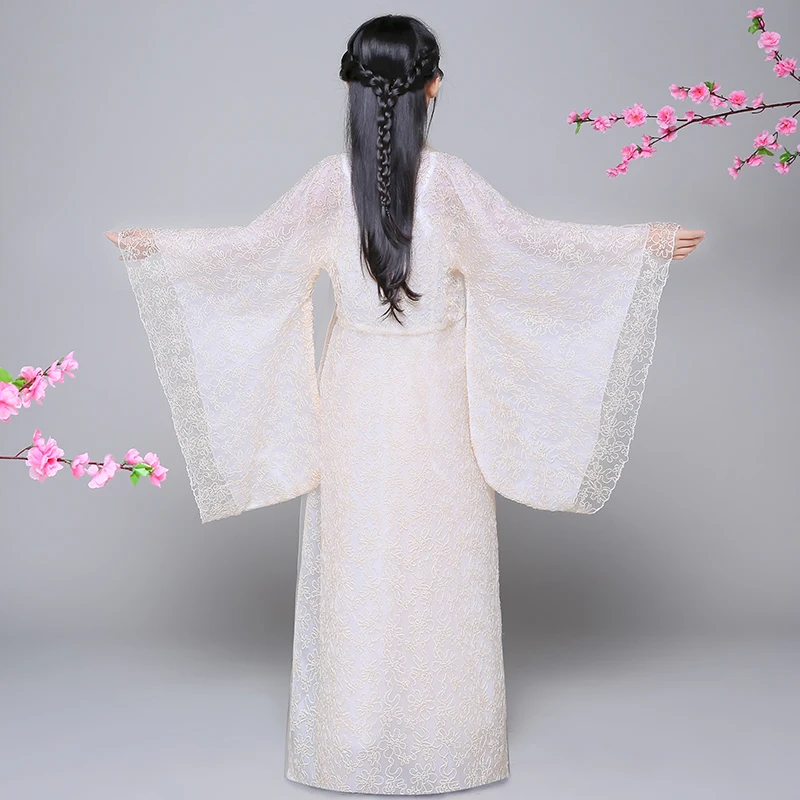 Детская китайская Принцесса Танцевальный Костюм Обувь для девочек Фея Костюмы этап дети китайской древней династии Тан платье народного