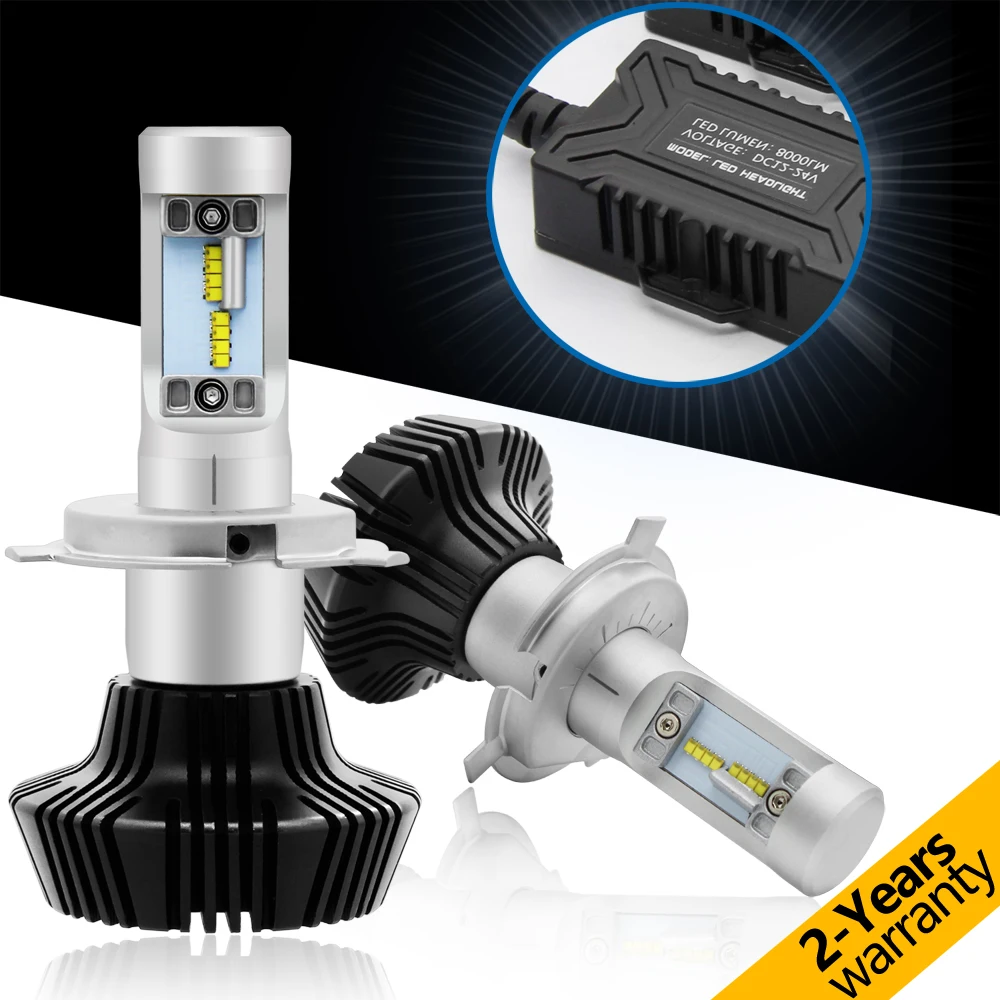 Autofeel Led car lamp Led H4 H7 H13 9007 8000LM LED Headlight Car Light