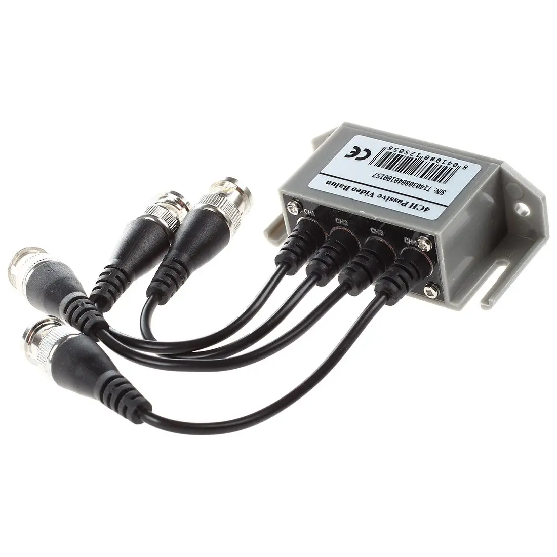 ESCAM 4 канальный видео Balun BNC UTP CAT5 передатчик для тренда камеры