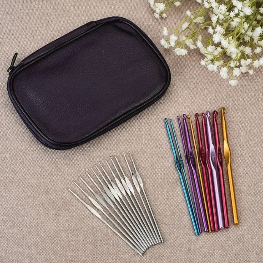 22pcs Knitting tools with bag Sweater needles DIY hand tools crochet