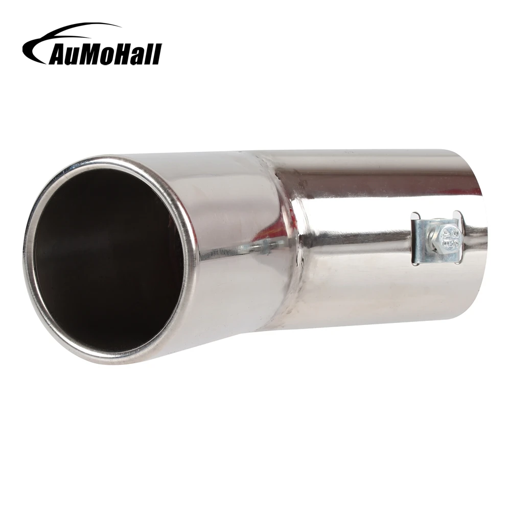 Stainless Steel Car Exhaust Pipe Tail Pipes Automobile Exhaust End Pipes 61mm Diameter Outlet