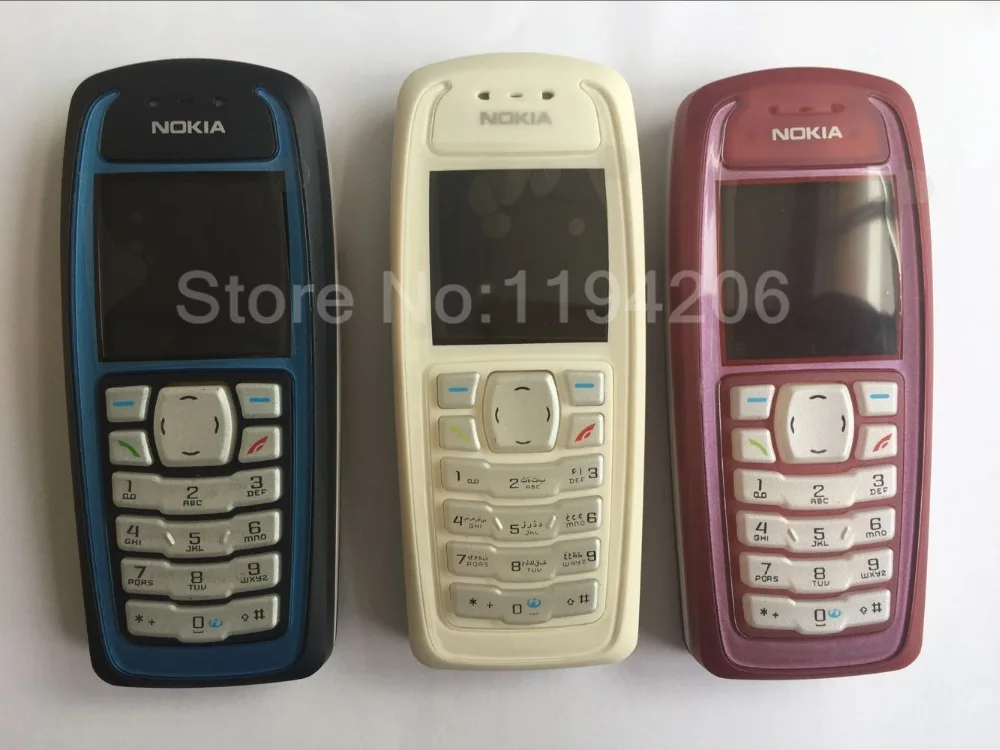 Разблокированный Nokia 3100 GSM бар 850 мАч Поддержка Русский и арабский Keybaord дешевый и старый мобильный телефон