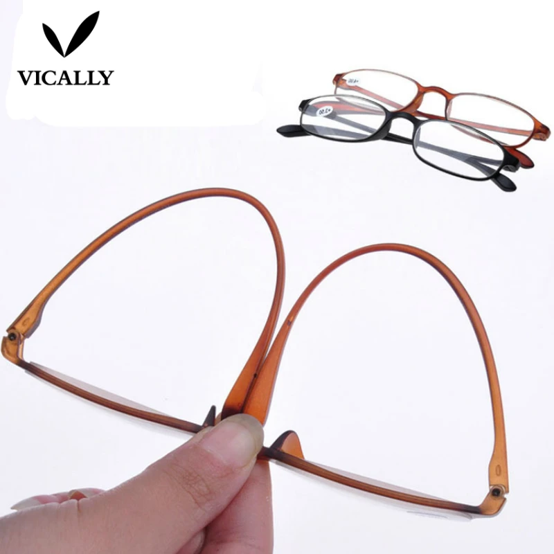 Flexibele Leesbril Mannen Vrouwen Soft TR90 Frame Spectacles Reader