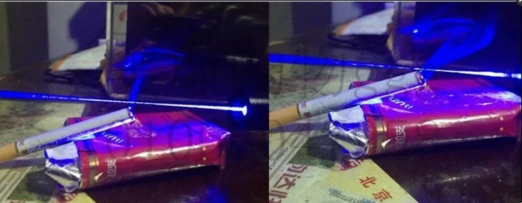 Super Poderosas! w 450nm Ponteiros Laser Azul Lazer Lanterna Queima Jogo - Madeira Seca Vela Cigarros Queimadura 1000000 m 1000 11 Esporte e Lazer