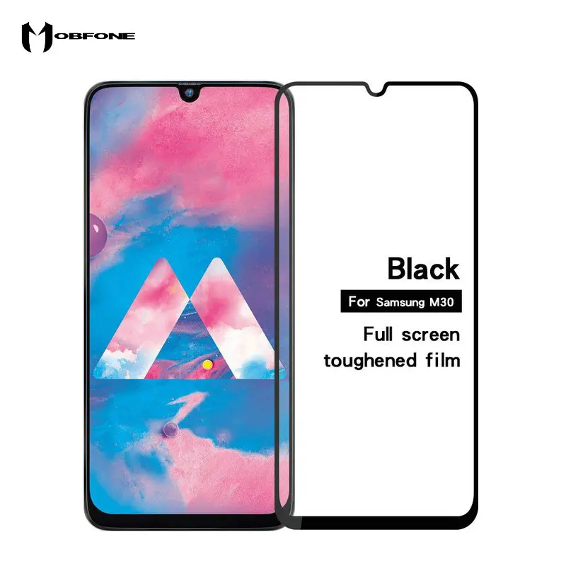 Протектор экрана для Samsung Galaxy A10 A30 A50 A40 Mobfone полное покрытие анти-всплеск