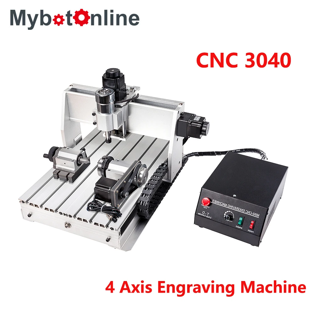 

CNC 4 Axis CNC Engraving Machine 300W/800W/1.5KW 3040 CNC Router Engraver Engraving Milling Drilling Cutting Machine
