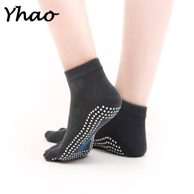 Buy Professional Colorful yoga toe Skidproof Socks