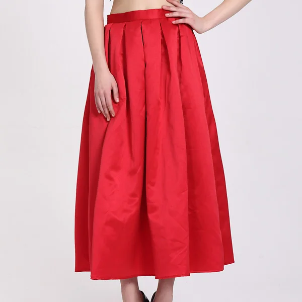 24 Colors Customize Ladies Design Long Maxi Satin Skirt Womens Sexy