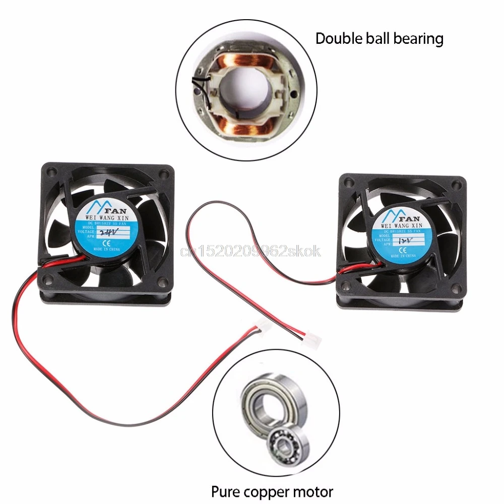 60 مللي متر * 60 مللي متر * 25 مللي متر DC 12 V 24 V 2-دبوس برودة فرش PC CPU حالة التبريد مروحة 6025 # H029 # 60 مللي متر * 60 مللي متر * 25 مللي متر DC 12 V 24 V 2-دبوس برودة فرش PC CPU حالة التبريد مروحة 6025 # H029 #