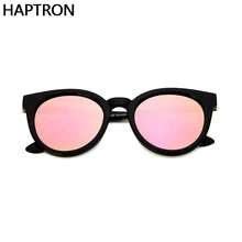 HAPTRON розовые линзы Солнцезащитные очки женские брендовые дизайнерские кошачьи солнцезащитные очки зеркало для женщин Солнцезащитные очки женские очки