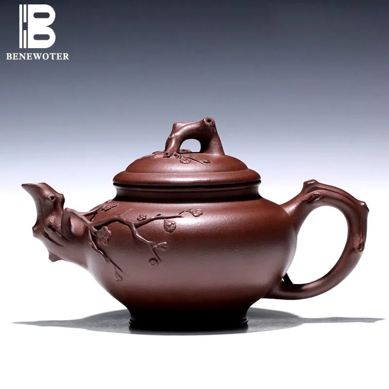 420ml Yixing Zisha Tea Pot Traditional Manual Green Mud Purple Clay