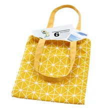 Женская большая Холщовая Сумка на плечо, складная эко-зеленая сумка для покупок, для путешествий, пляжная сумка, студенческий портативный мешок для книг