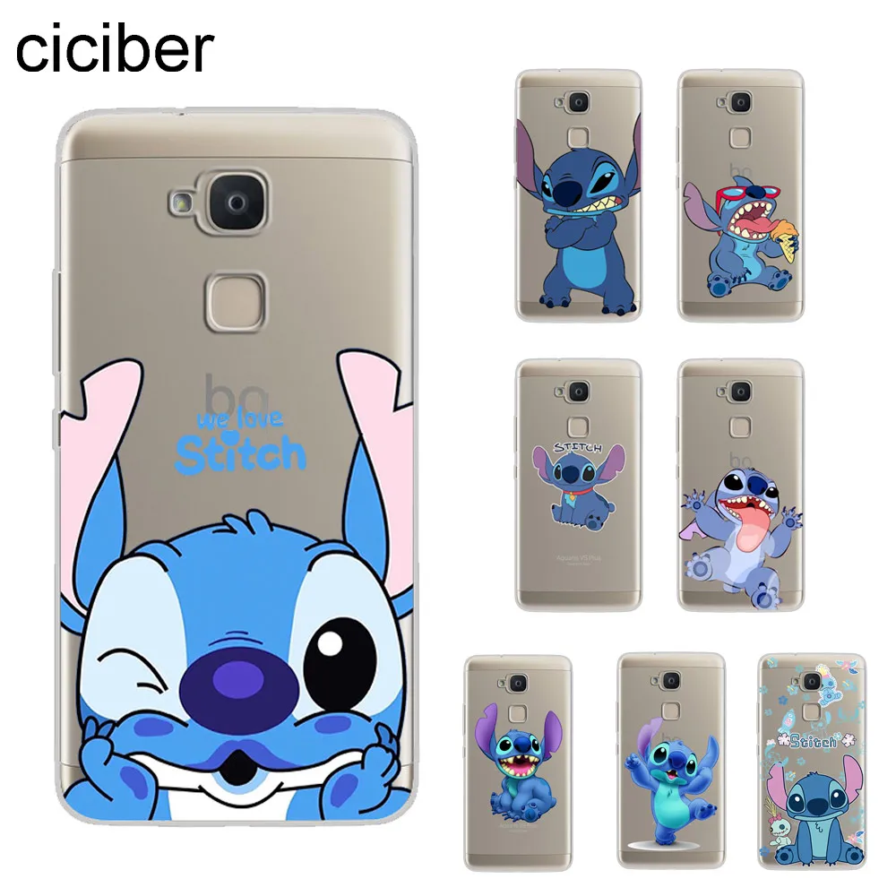 

ciciber Lovely Stich stitch Coque For BQ Aquaris C U2 U X5 V VS X2 X Lite Pro Plus E5 M4.5 M5 M5.5 Phone Case Soft Silicone TPU