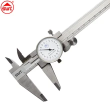 Best price Dial Caliper 8″ 0-200mm/0.02 Stainless Steel Shock-proof Metric Measurement Gauge Vernier Caliper Measuring Tool