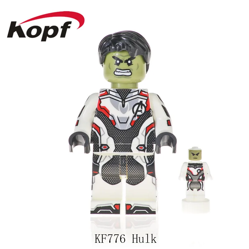 KF776 50Pcs No Box 50 шт. строительные блоки Мстители 4 конца игра космический костюм с микро фигурой Халк Туманность Черная кукла, подарок для девочки для детей KF776 - Цвет: KF776 50Pcs No Box