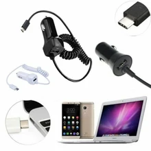 Type-C Car Charger 2.1A with Fast Charing Cable LED Indication for mobile phone