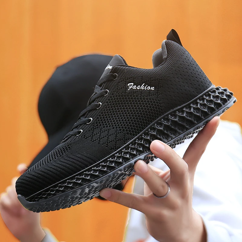 

Men Casual Shoes Breathable Sneakers Men Mesh Lac-up Lightweight Comfortable Shoes Tenis Feminino Zapatos Dropshipping 2019 New