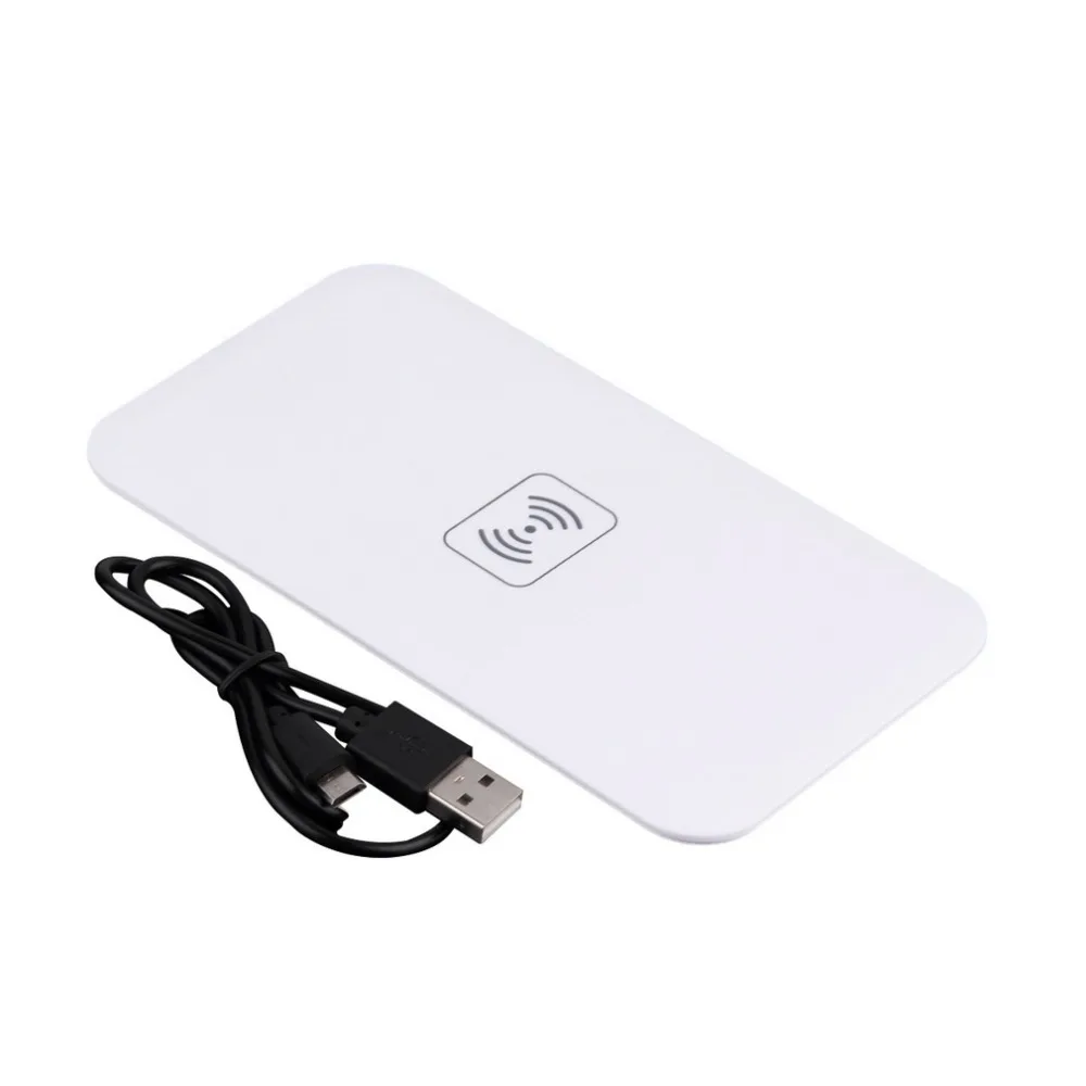 

White Qi Standard Wireless MC-02A Charging Charger Transmitter Pad For iPhone for Samsung Galaxy S 3 4 5 6 Note 2 3 4