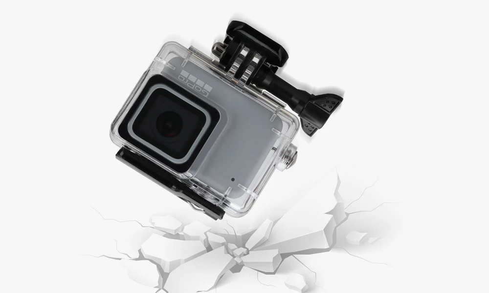 Vamson для Gopro Hero 7 серебристо-белый аксессуар комплект водонепроницаемый защитный корпус чехол для дайвинга защитный чехол крепление VP650