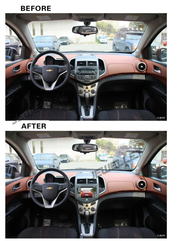 Sale 9" Quad-core 1024*600 HD screen Android 8.1 Car GPS radio navigation for Chevrolet Aveo Sonic Holden Barina 2012-2016 0