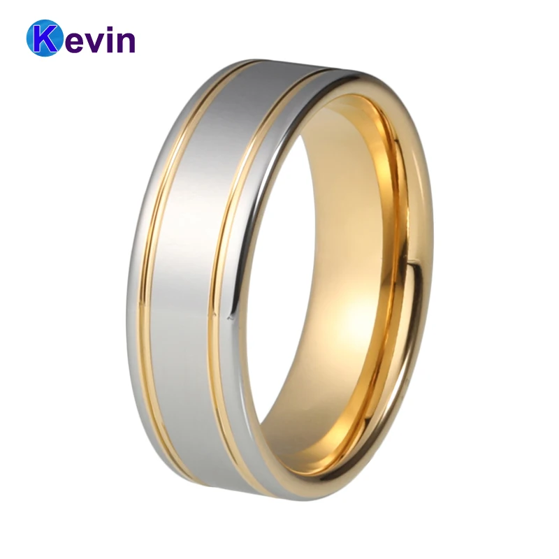 Двухцветное Золотое свадебное кольцо Love forever для мужчин и женщин|ring shape|ring eyering bear |