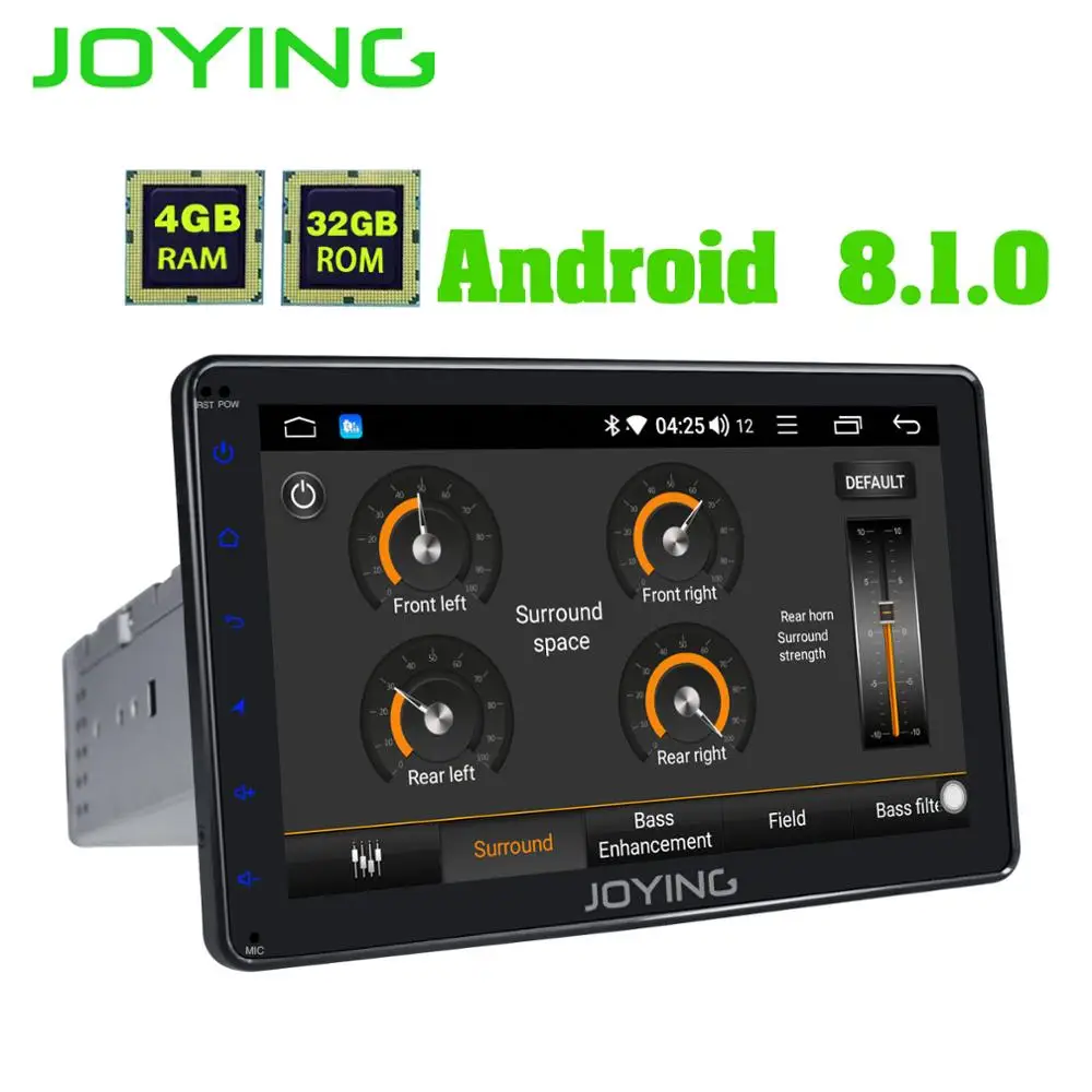 Flash Deal Latest 1 din 8" touch screen 8 Core 4GB RAM 32GB ROM Android 8.1 car autoradio stereo GPS Navi WIFI Bluetooth DVR reverse camera 4