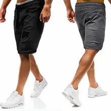 Летние Новое поступление для мужчин хлопок повседневное хаки Черный Мульти Карманы Свободные стиль Эластичный Высокая талия карго-шорты камуфляжные