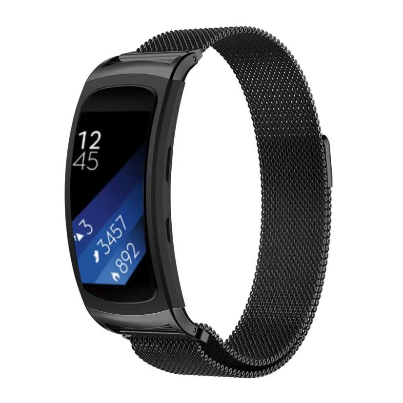

HL 2016 Milanese Magnetic Loop Stainless Steel Band For Samsung Gear Fit 2 SM-R360 OC17E22