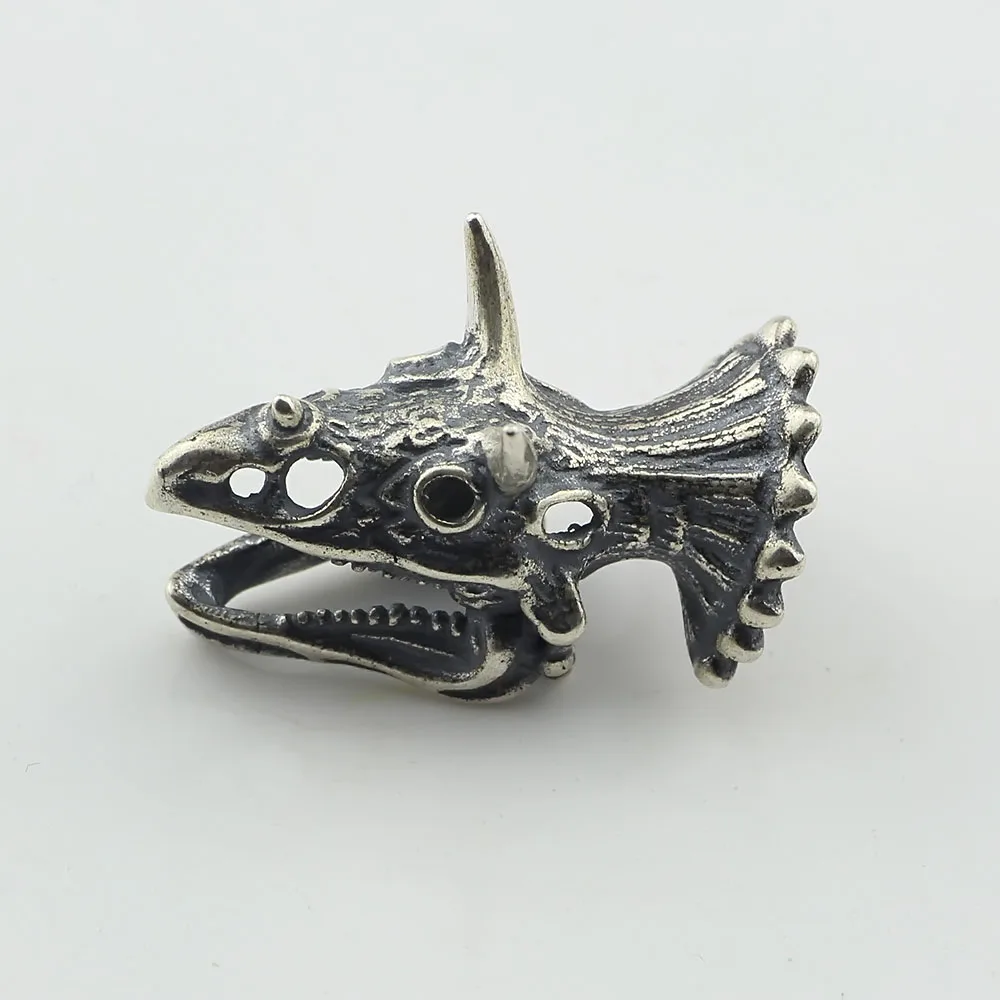 

Triceratops Charm Bead Fits Authentic Troll Beads Bracelet Silver 925 Charms Original Sterling Silver Jewelry For Women Gifts