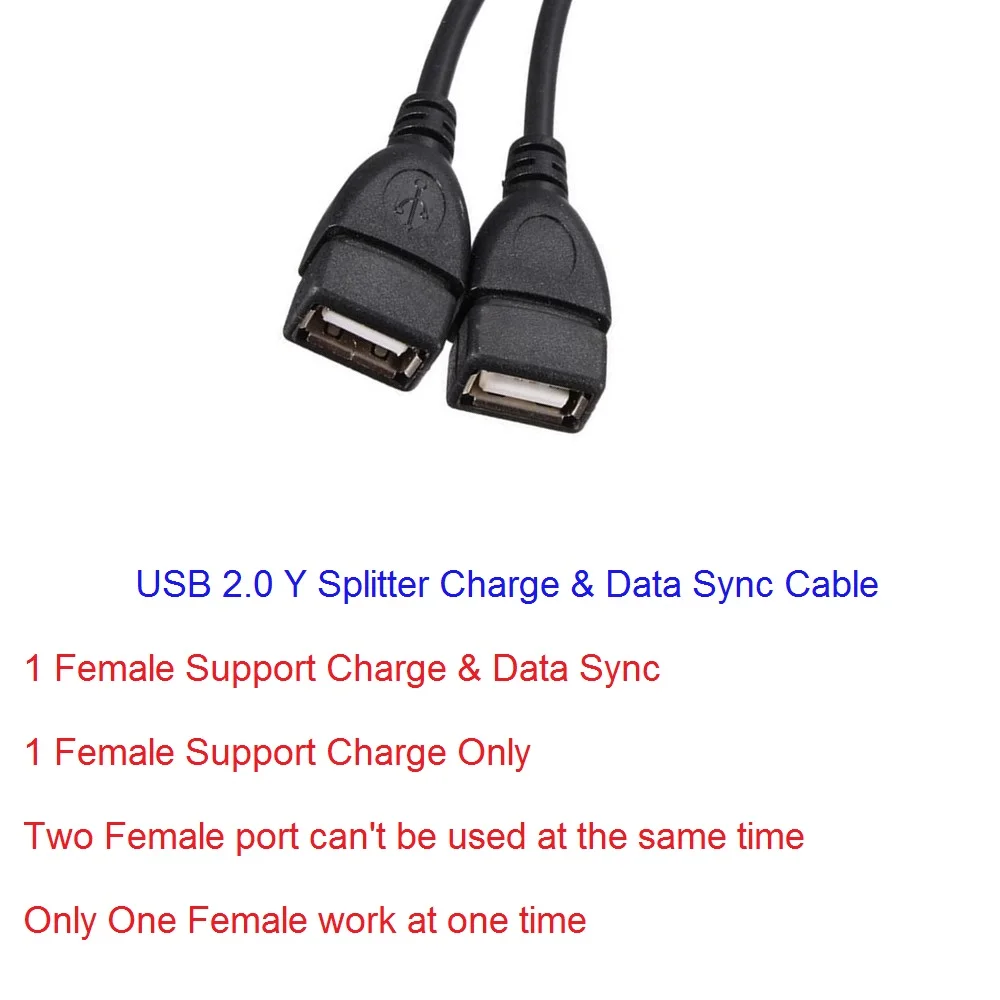 USB 2,0 A папа-2 двойной USB гнездовой разъем Y разветвитель для зарядки и синхронизации данных USB кабель удлинитель USB разветвитель адаптер Усилитель