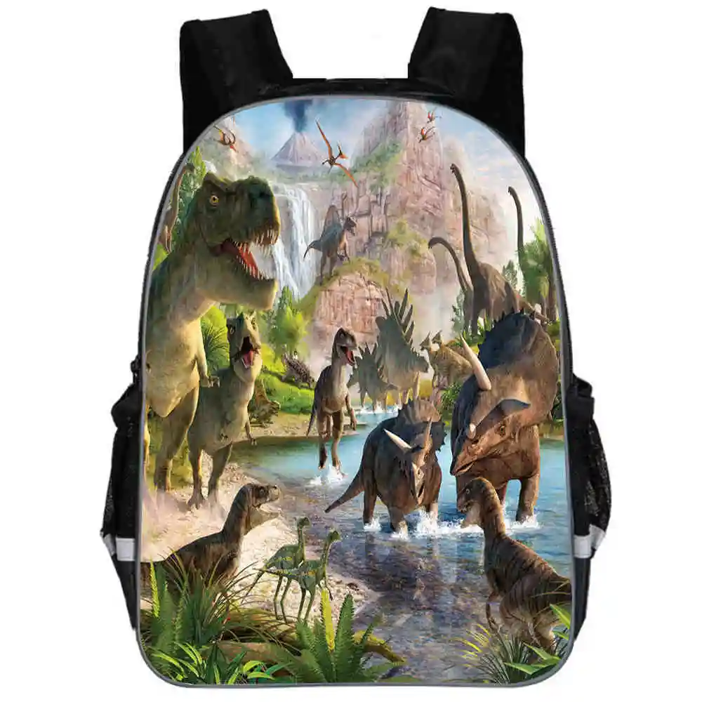 

Dinosaur Backpack Animal Leopard Monkey Dog Anime Dragon Casual School Bags For Toddlers Boys Girls Teenager Mochila Gift Bolsa